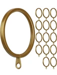 Meriville Curtain Rings / Eyelets Gold Tone Circle 2 Hardware 14 Pcs. New. Price: $15.99.