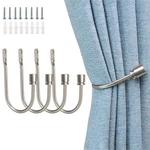 Curtain HOLDBACK,4 Pack Wall Mounted Drapery Tiebacks With Screws, Heavy Duty... New. Price: $25.32.