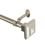 Elrene Home Fashions Florence Single 48" - 86" Adjustable Rod, Antique Pewter New. Price: $51.99.