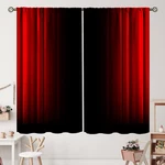 Zhirain Abstract Ombre Curtains Kids Teens Red And Black Rod Pocket For New. Price: $94.79.