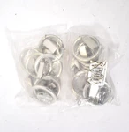 Lot Of 16 Urbanest Nylon Insert Curtain Rings Clips & Eyelets 1-1/4" Brushed New. Price: $14.99.