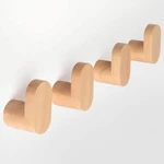 Wall Hooks, Modern Minimalist Mounted, Natural Wooden New. Price: $23.19.