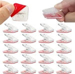 20 Self-adhesive Wall Clips, Tapestry Hangers & Photo Holders Clear New. Price: $18.99.