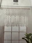 30 X 40 Lush Decor Neutral Macrame Valance Wall Hanging Boho Window Curtain Used. Price: $33.00.