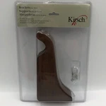 Pair Kirsch Mahogany Wood Trend Bracket 6" Return For 1-3/8" Pole 5614EG820 New. Price: $19.96.