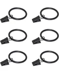 Black Curtain Rod Clips Coideal 30 Pack Rustproof Metal Drapery Rings New. Price: $25.88.