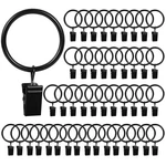 46 Pack Shower Hooks,curtain Rings Metal With Clips,curtain Rod... New. Price: $12.77.