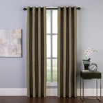 Curtainworks Malta Faux Silk Grommet Panel, 50 By 120", Bronze New. Price: $86.88.