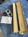 Kamanina 1 Curtain Rod For Windows 36-72 Inches (3-6 Ft), Black Single Open. Price: $15.99.