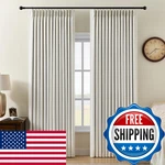 Ausspvoct Pinch Pleated Curtains 100 Blackout Linen 84 Inches Long For New. Price: $102.97.