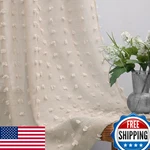 Koufall 2 Panel Sheer Curtains 63IN Rod Pocket Boho Earth Tone Taupe Nursery New. Price: $52.28.