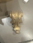 Set Of 3 House Parts Inc 92 Curtain Rod Support Acanthus Wall Sconces X 5.5 Used. Price: $80.00.