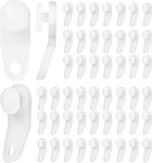 50 Pcs Plastic Curtain Hooks Roller Track Gliders White Traverse New. Price: $10.99.