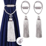 Magnetic Curtain Tiebacks Tassel Ties Holdbacks Rope Convenient Drapes ... New. Price: $25.04.