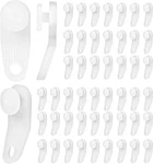 50 Pcs Plastic Curtain Hooks Roller Track Gliders White Traverse New. Price: $10.73.