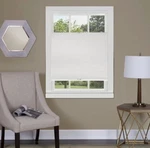 Achim Home Top Down Cordless Honeycomb Cellular Shade 35" X 64" Alabaster Blinds Open. Price: $49.99.
