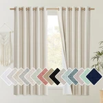 Nicetown Natural 100% Blackout Short 62"W X 63"L (pack Of 2), New. Price: $53.99.