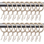 100 Set 1.65 Inch Metal Curtain Rings With Eyelets Hooks For Drapes A... New. Price: $48.79.