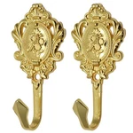 Xiaoyztan Curtain Tiebacks,vintage Wall Hooks For Tiebacks,gold Antiq... New. Price: $15.54.
