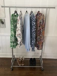 Sakugi Clothes Rack, New, Out Of Box For Pics Only Open. Price: $30.00.