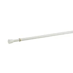 Kenney KN631/1 White Plastic Enamel Tension Rod 7/16 Dia. X 28 To 48 In. New. Price: $19.43.