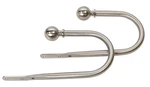 Meriville Set Of 2 Decorative Satin Nickel Ball End Window New. Price: $23.99.