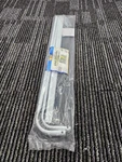 (qty 2) Yafa Heavy Duty Single Standard Adjustable White Curtain Rod 28" X 48" New. Price: $23.35.