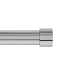 Cappa Modern Curtain Rod Set 66 To 120 Inch Nickel Adjustable Brackets New. Price: $58.49.