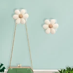 2 Pack Adhesive Wall Hooks Flower Wooden Towel Coat Sticky For Bathroom... New. Price: $18.42.