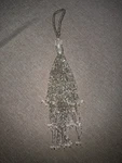 Vintage Crystal Beaded Tassle Curtain Tieback, 1PIECE . Beautiful Unique Used. Price: $50.00.