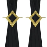 Tulead Golden Curtain Holdbacks Rhombus Tie Plastic Window Cu... New. Price: $22.39.