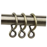 Rod Desyne 10 Count Eyelet Curtain Rings, 1-INCH Antique Brass New. Price: $20.87.