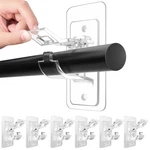 Antimbee 6-PACK No Drill Curtain Rod Holders Self Adhesive Brackets Nail-free New. Price: $25.44.