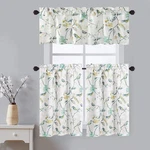 Vogol Rod Pocket Kitchen Tier Valances Set For Windows, Bird Printed T... New. Price: $58.50.