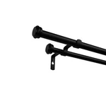 Exclusive Home Curtains ER1025-04 66120 Topper Double Rod And Finial Set New. Price: $55.53.