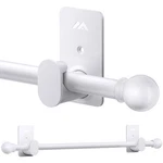 Znonox Curtain Rods Drilling For Windows To 30"-60", White New. Price: $25.64.