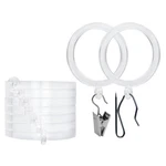 Blasthome Luxury Metal Curtain Rings - Quiet Nylon Inserts 1.5" Id, Hooks & Cl New. Price: $49.30.