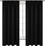 Bgment Black Out Bedroom Curtains 63 Inch Length 2 Panels - Thermal Insulated Wi New. Price: $22.44.