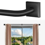 Black Curtain Rods For Windows 48-90INCH(4-7.5FT) Heavy Duty Wrap Around Blac... New. Price: $39.38.