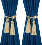 Gold Curtain Tiebacks With Tassel,modern Rope Window Ties For Drap New. Price: $15.02.