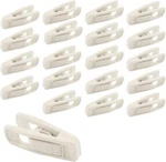 Hordion 20PCS Ivory Velvet Hangers Clips, Strong Finger Flocked New. Price: $14.99.