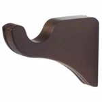 Kirsch Wood Trend Classic 1/2" Return BRACKET:1 3/8" Pole, Mahogany 5611EG083 New. Price: $15.79.