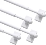 4 Pack Magnetic Curtain Rods For Metal Doors Multi-use Adju New. Price: $51.45.
