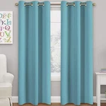 Turquoize Aqua Blackout Curtains For Bedroom Energy Saving Window Treatment New. Price: $40.99.