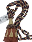 Conso Empress 21960 V11 Dusty Rose Blue Chamois Tassel Drapery Curtain Tieback New. Price: $5.74.