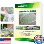 Agfabric 10'X20' Garden Netting Insect Pest Barrier Bird Row Cover Mesh New. Price: $34.50.