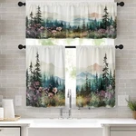 Tayney Floral Kitchen Window Curtains Valance And Tier Set 36 Inch, Watercolo... New. Price: $23.26.