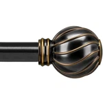 Lootkell Black Curtain Rods For Windows 48 To 84 Inches Adjustable Length Hea... New. Price: $36.14.