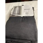 Nanshing Sheer Rod Pocket Curtain Panel Set Of 2 Black 50 X 84IN New. Price: $19.95.
