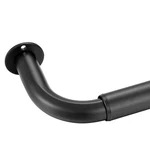 Matte Black 1 Inch Curtain Rod Heavy Duty Metal High Stability Indoor Outdoor New. Price: $51.19.